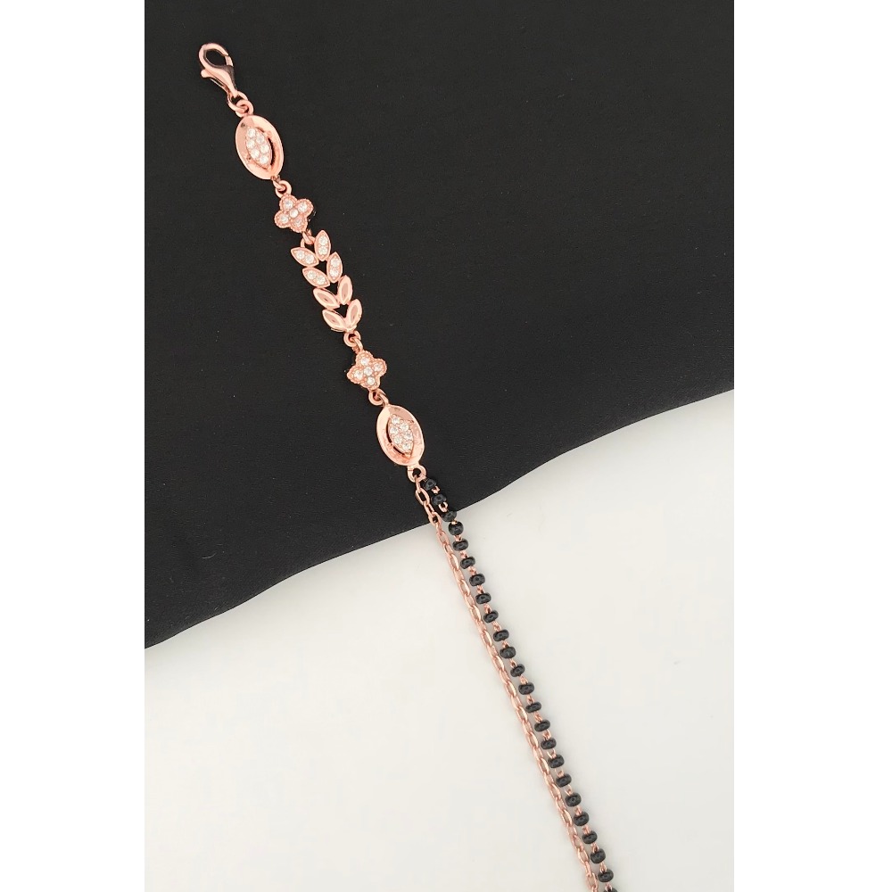 925 Silver Elegant Design Mangalsutra Bracelet - Image 2