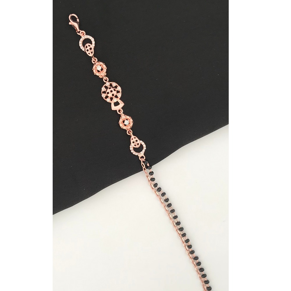 925 Silver Elegant Mangalsutra Bracelet - Image 2
