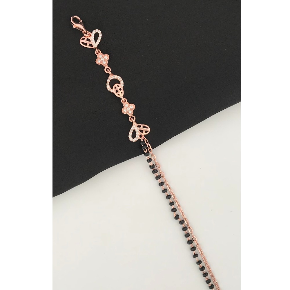 925 Silver Unique Design Mangalsutra Bracelet - Image 2