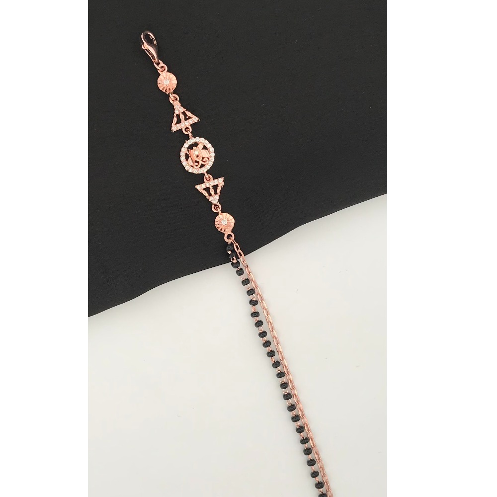 925 Silver Designer Mangalsutra Bracelet - Image 2
