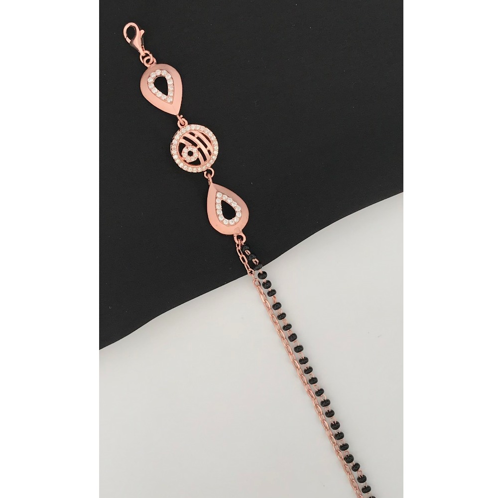 925 Silver Designer Mangalsutra Bracelet - Image 2