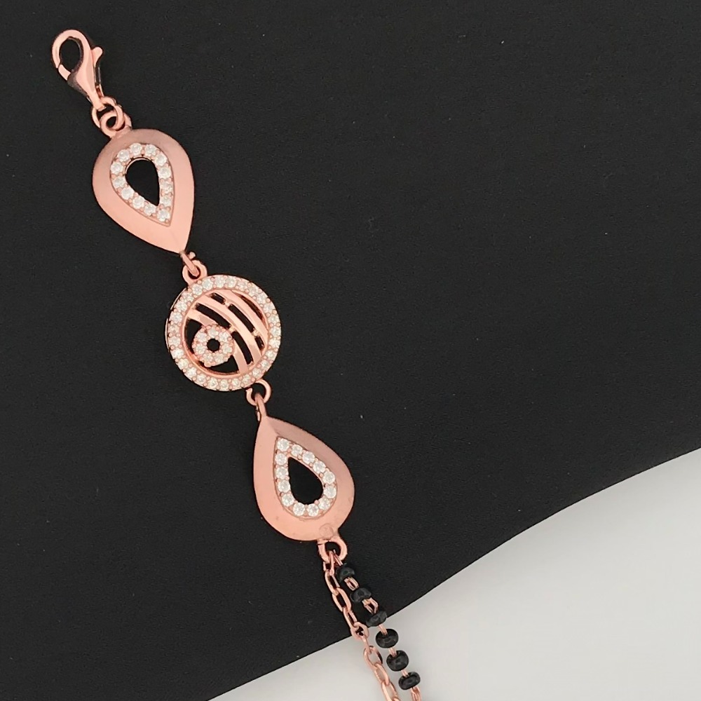 925 Silver Designer Mangalsutra Bracelet
