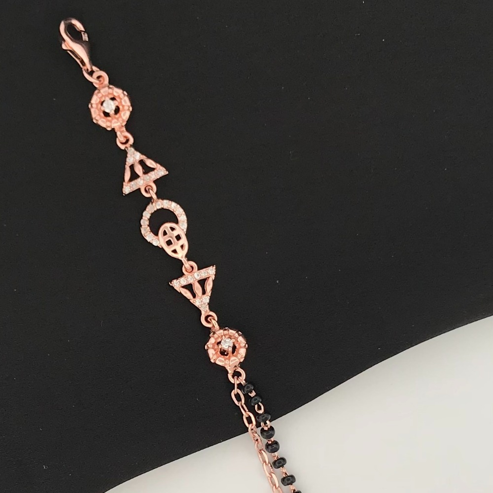 925 Silver Unique Design Mangalsutra Bracelet