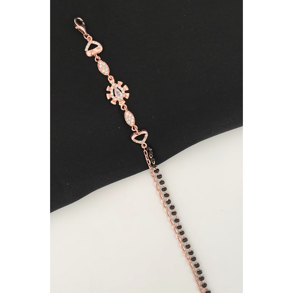 925 Silver Elegant Design Mangalsutra Bracelet - Image 2