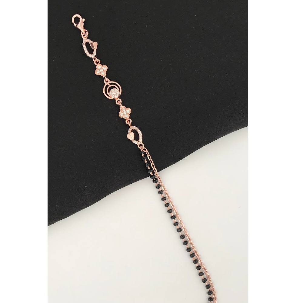 925 Silver Designer Mangalsutra Bracelet - Image 2