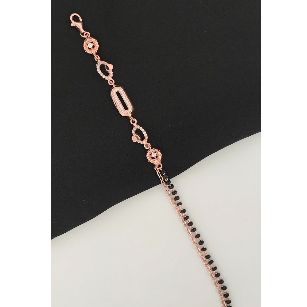 925 Silver Elegant Design Mangalsutra Bracelet - Image 2