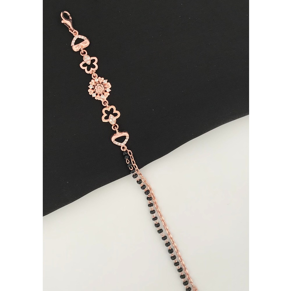 925 Silver Elegant Design Mangalsutra Bracelet - Image 2