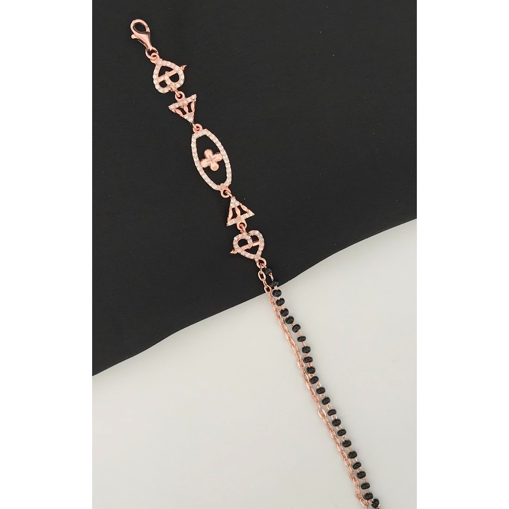 925 Silver Design Mangalsutra Bracelet - Image 2