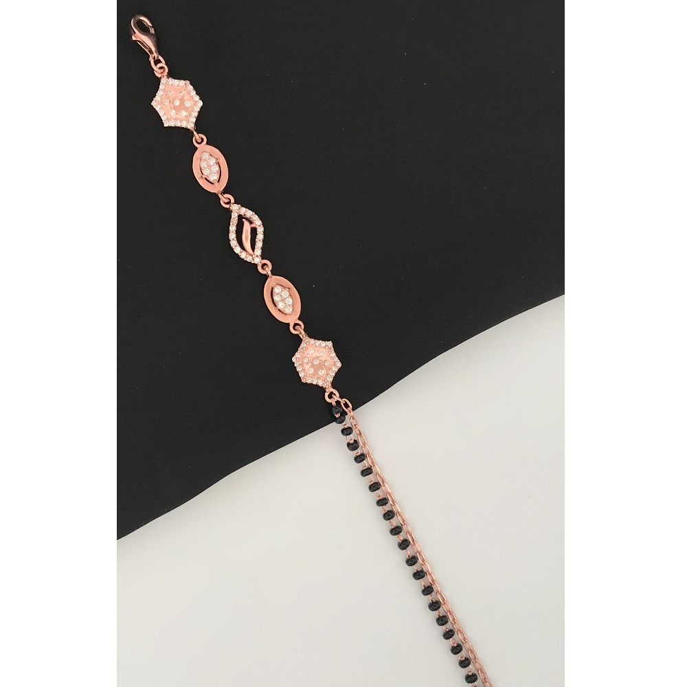 925 Silver Unique Design Mangalsutra Bracelet - Image 2