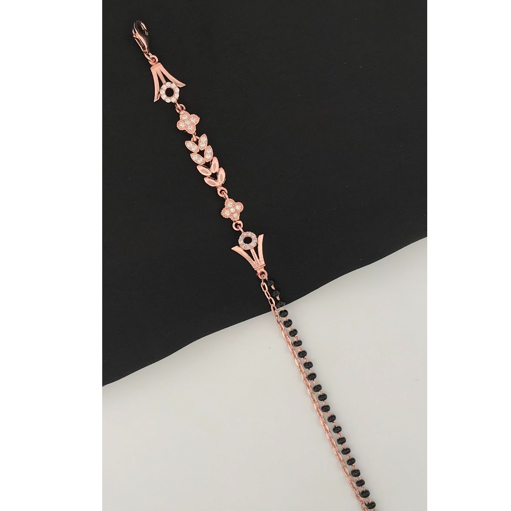 925 Silver Designer Mangalsutra Bracelet - Image 2