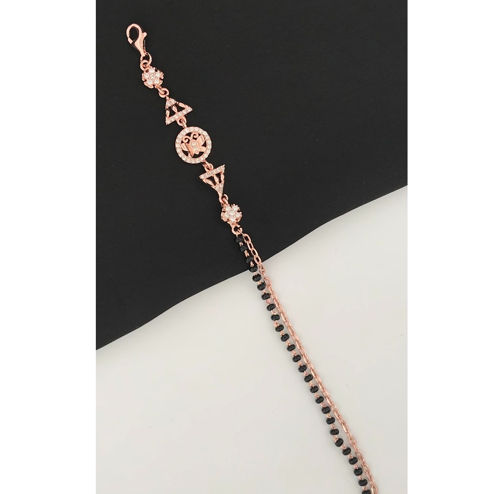 925 Silver Elegant Mangalsutra Bracelet - Image 2