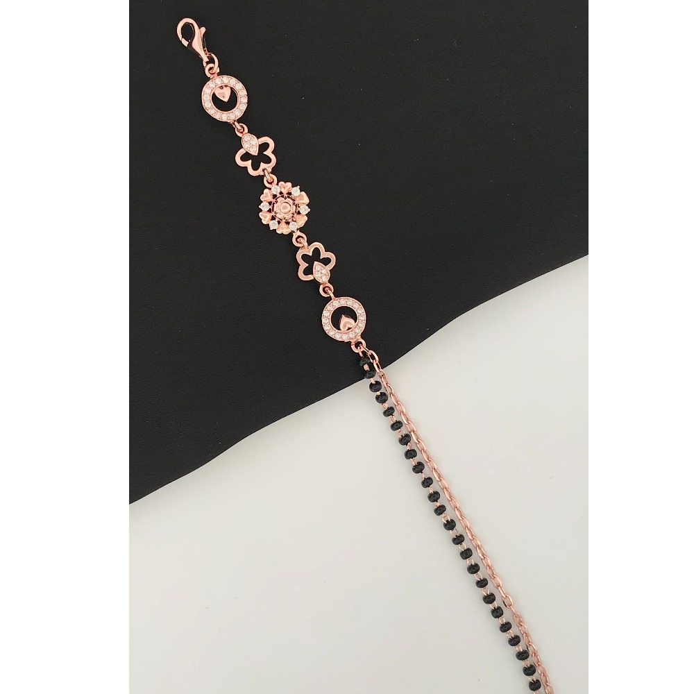925 Silver Unique Design Mangalsutra Bracelet - Image 2