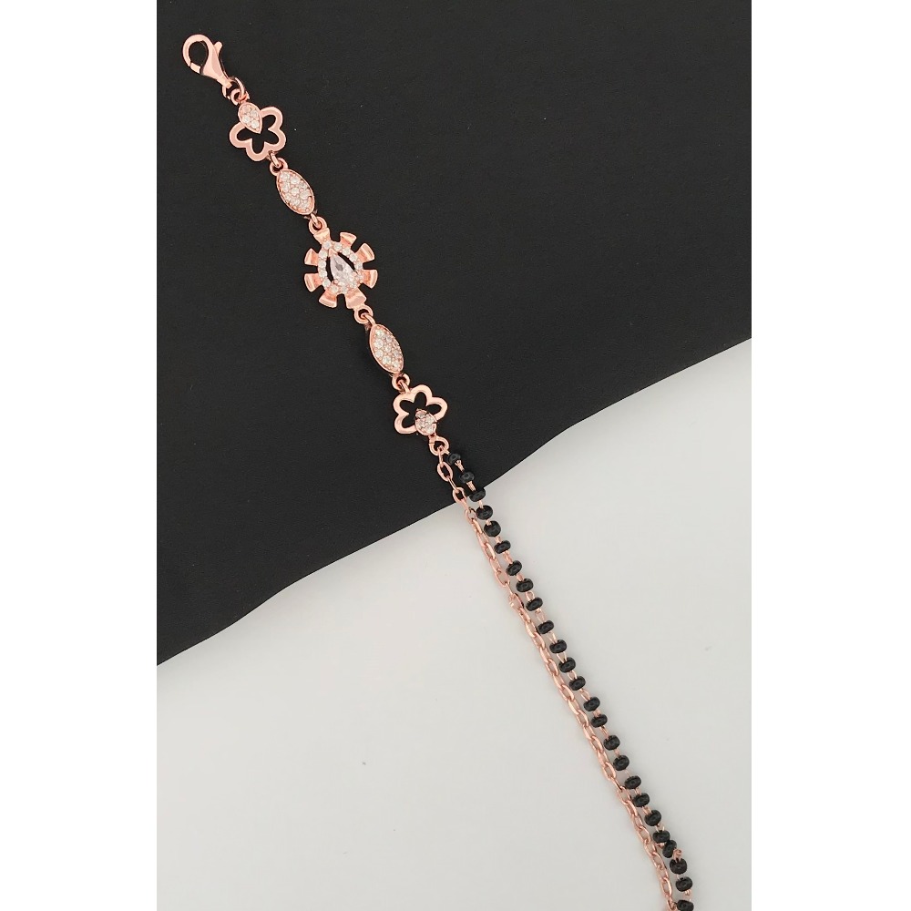 925 Silver Design Mangalsutra Bracelet - Image 2