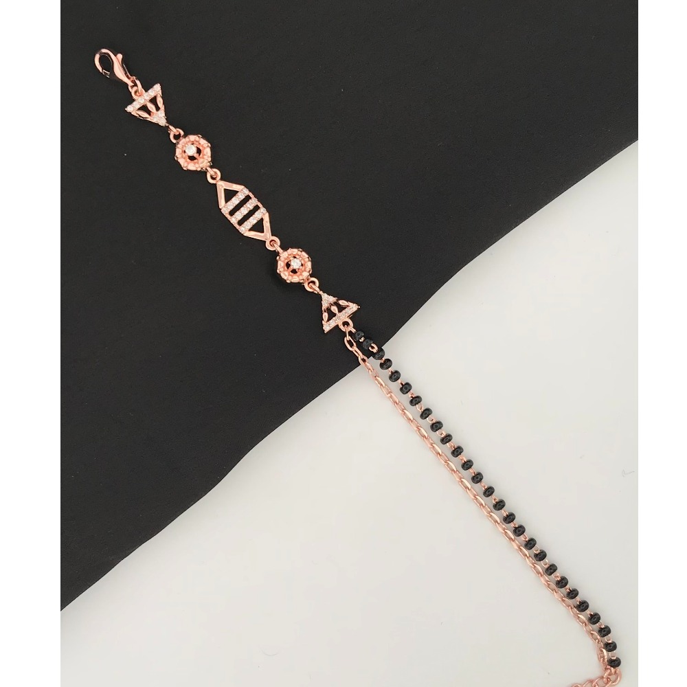 925 Silver Unique Design Mangalsutra Bracelet - Image 2