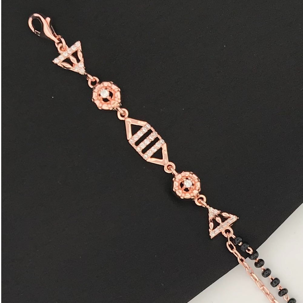 925 Silver Unique Design Mangalsutra Bracelet