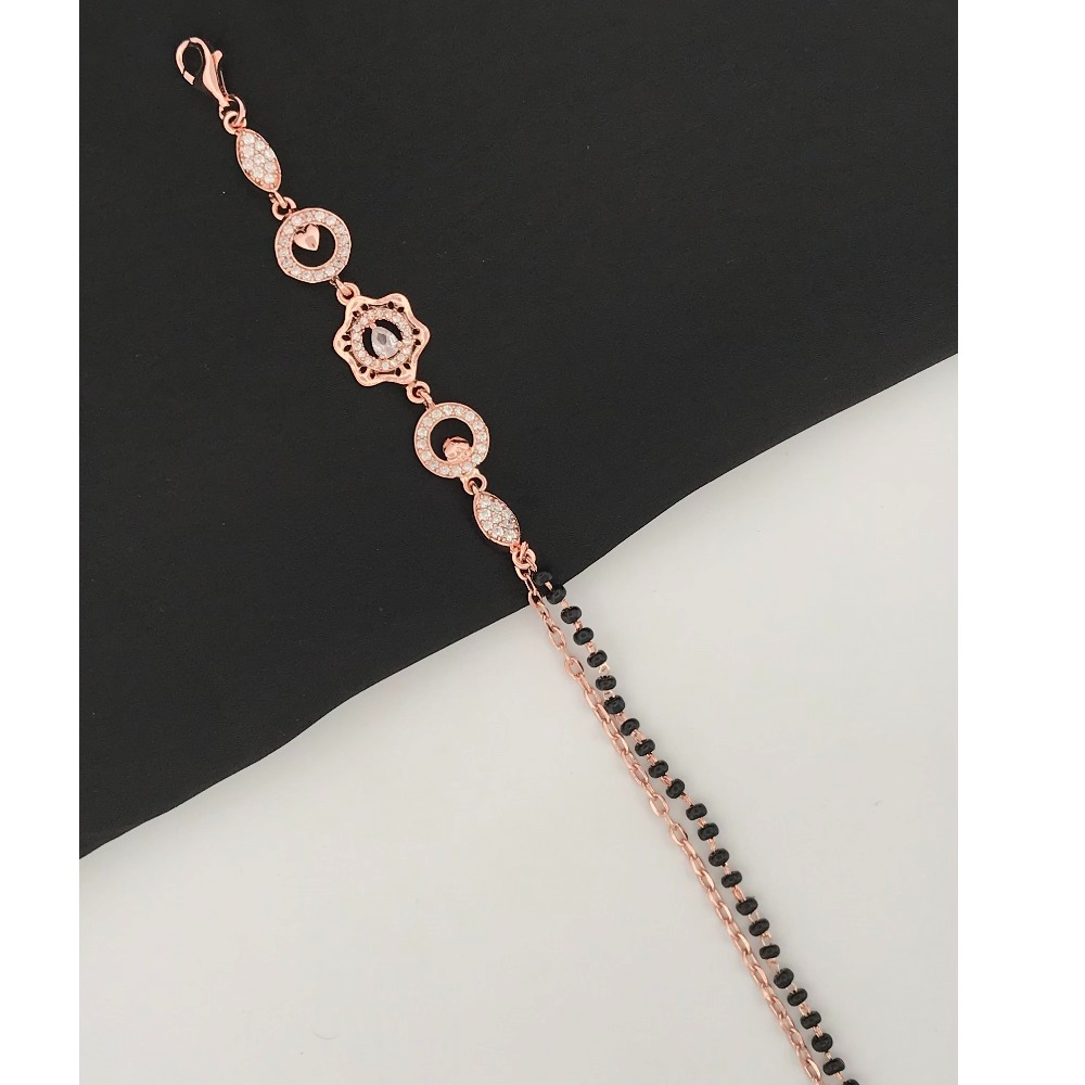 925 Silver Unique Design Mangalsutra Bracelet - Image 2