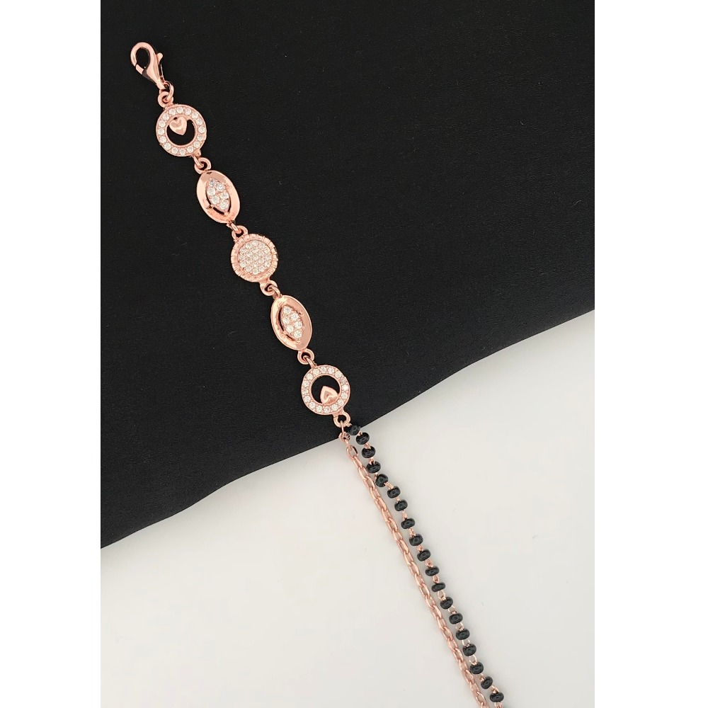 925 Silver Unique Design Mangalsutra Bracelet - Image 2
