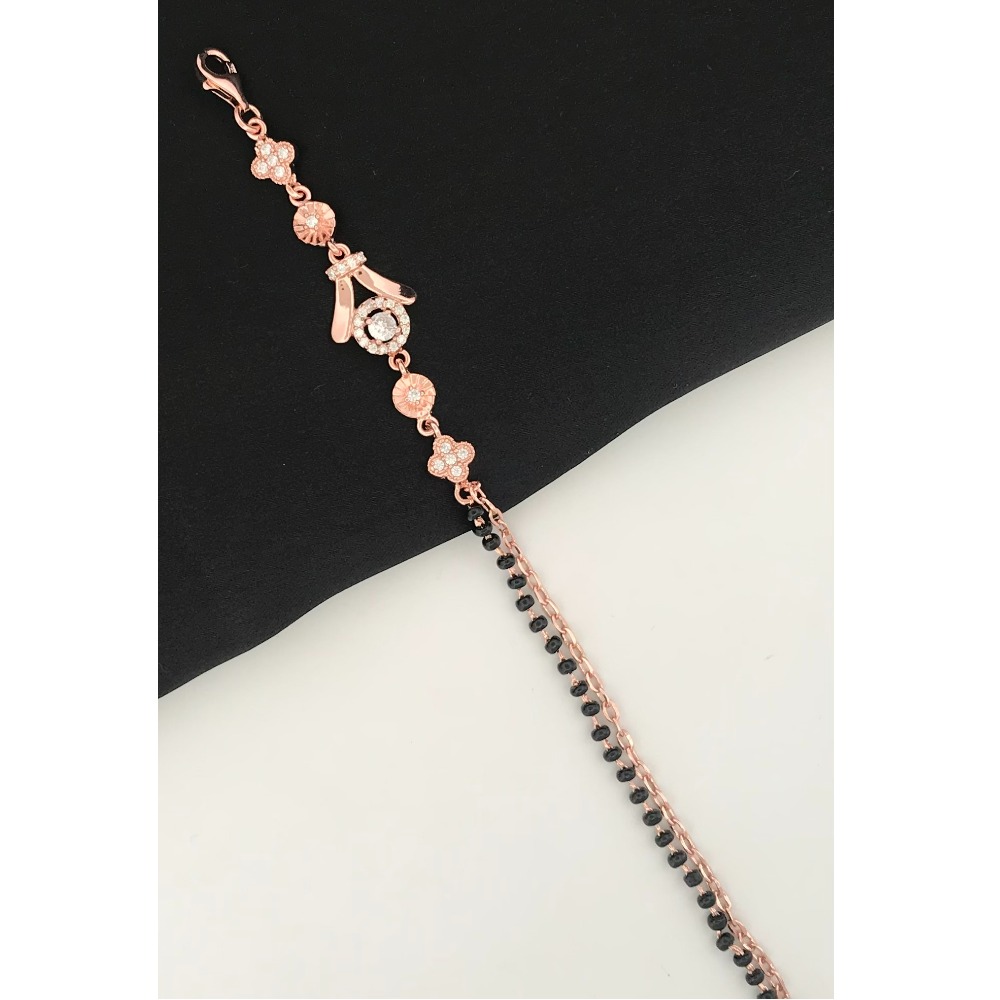 925 Silver Elegant Design Mangalsutra Bracelet - Image 2