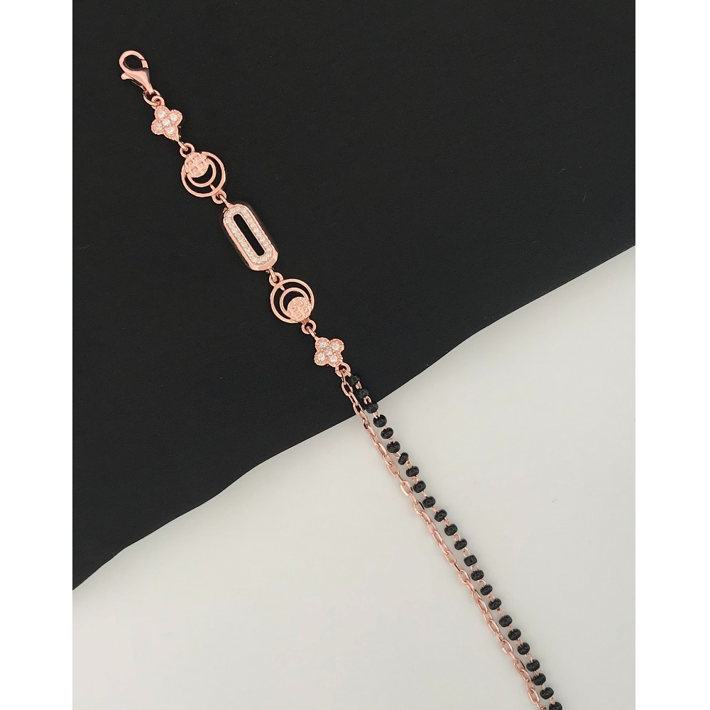 925 Silver Unique Design Mangalsutra Bracelet - Image 2