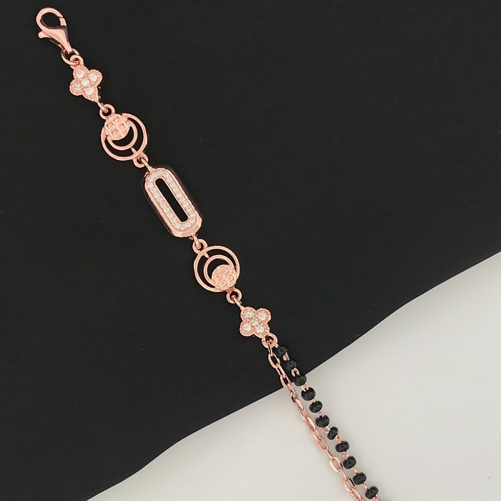 925 Silver Unique Design Mangalsutra Bracelet