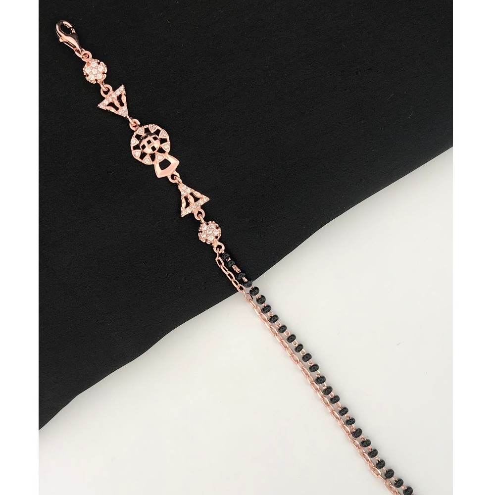 925 Silver Fancy Mangalsutra Bracelet - Image 2
