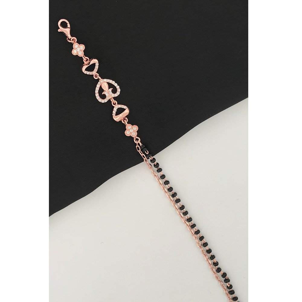 925 Silver Fancy Mangalsutra Bracelet - Image 2