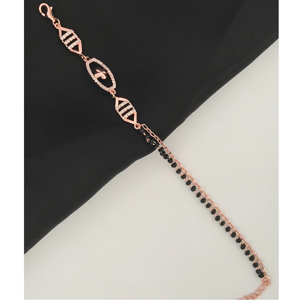 925 Silver Fancy Design Mangalsutra Bracelet - Image 2