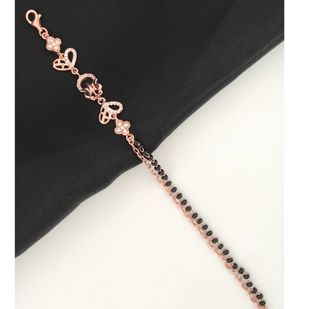 925 Silver Elegant Design Mangalsutra Bracelet - Image 2