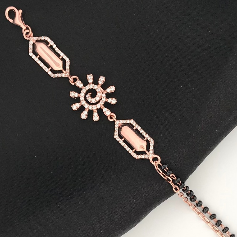 925 Silver Unique Design Mangalsutra Bracelet