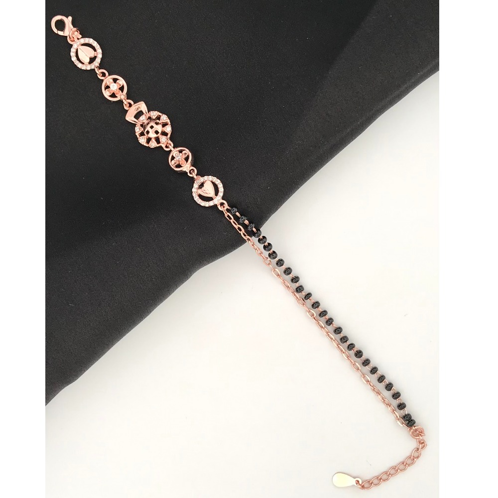 925 Silver Fancy Design Mangalsutra Bracelet - Image 2