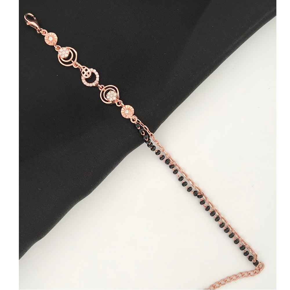 925 Silver Unique Design Mangalsutra Bracelet - Image 2