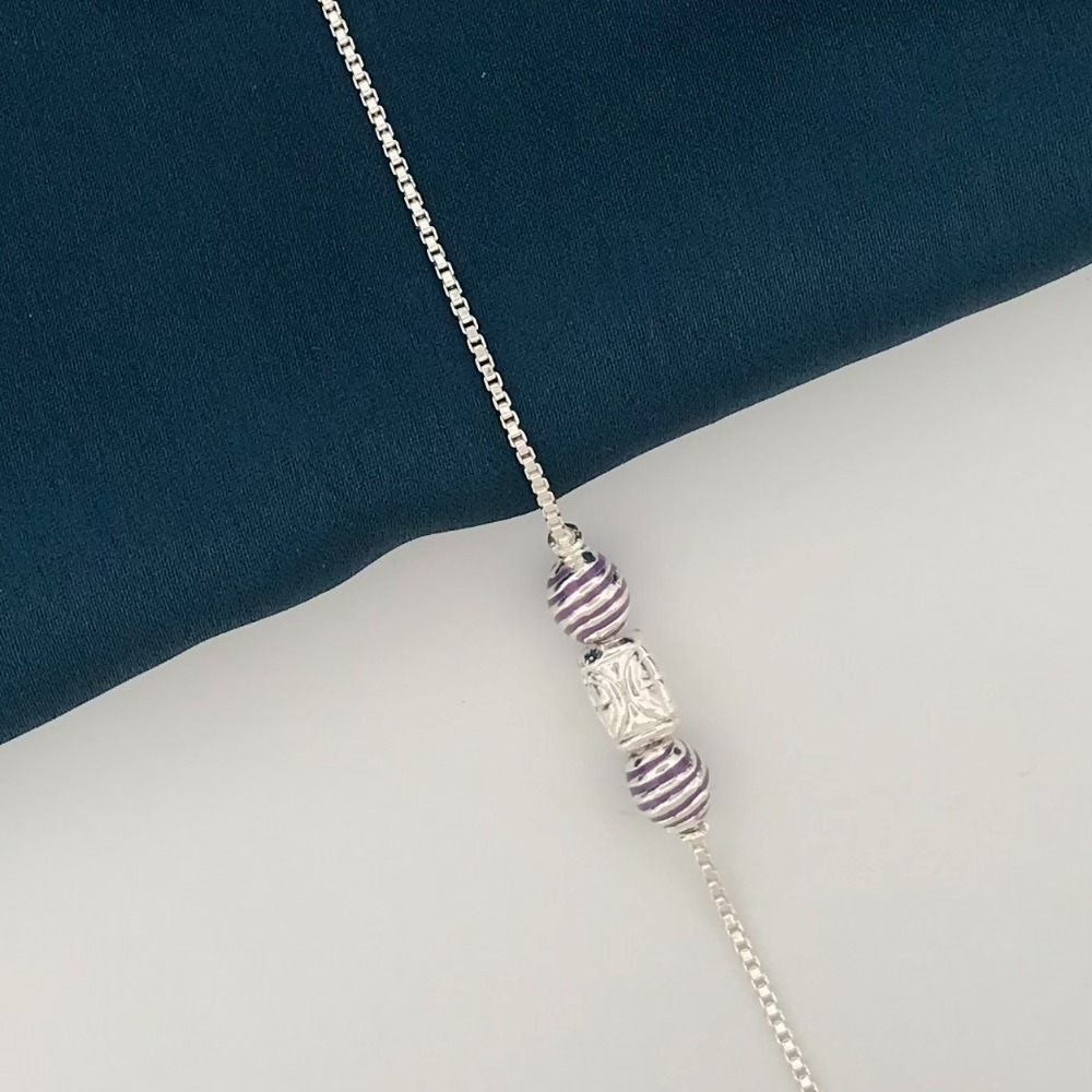 925 Silver Unique Design Rakhi For Bhai