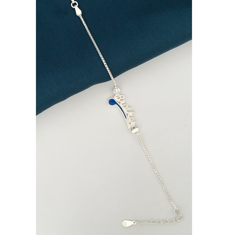 925 Silver Brother Rakhi - Image 2