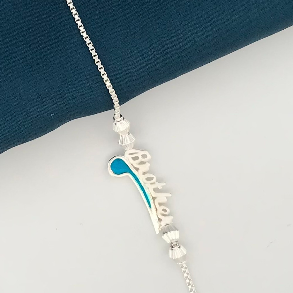 925 Silver Brother Rakhi