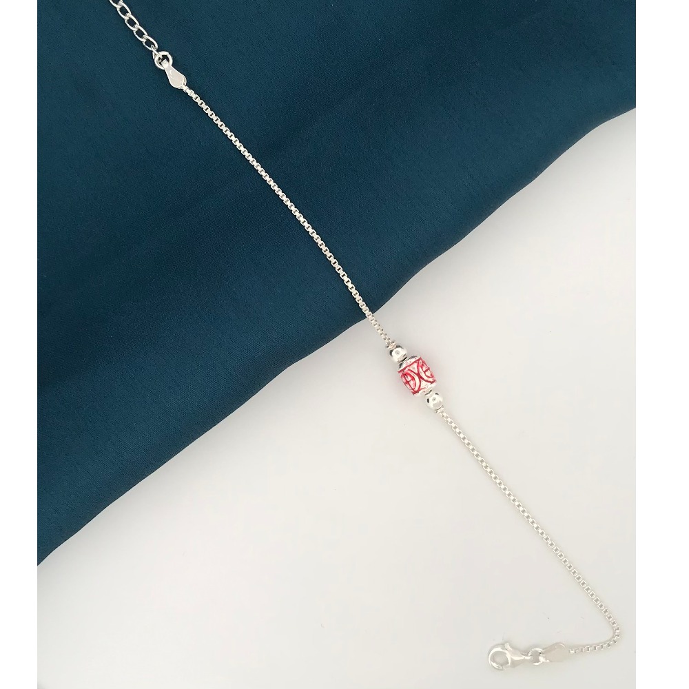 925 Silver Design Rakhi - Image 2