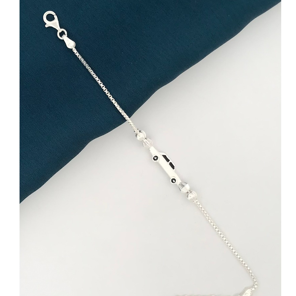 925 Silver Car Design Rakhi - Image 2