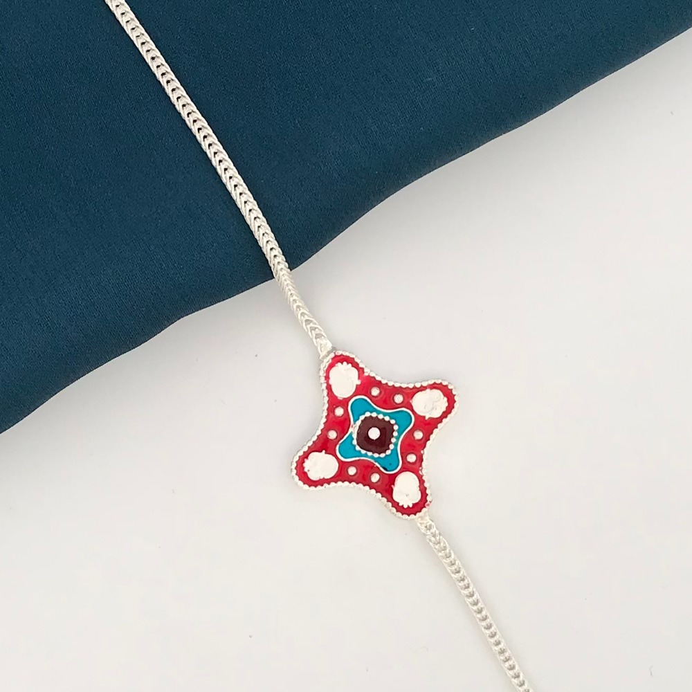 925 Silver Unique Design Rakhi