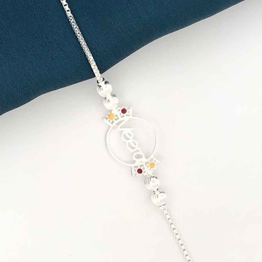 925 Silver Veera Rakhi - Image 2