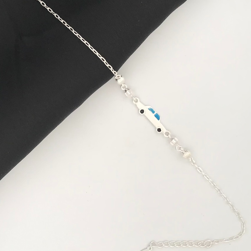 925 Silver Car Design Rakhi