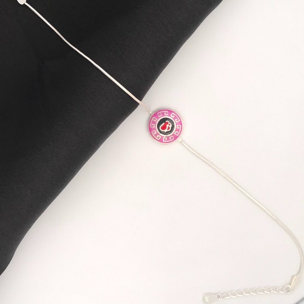 925 Silver Om Design Rakhi