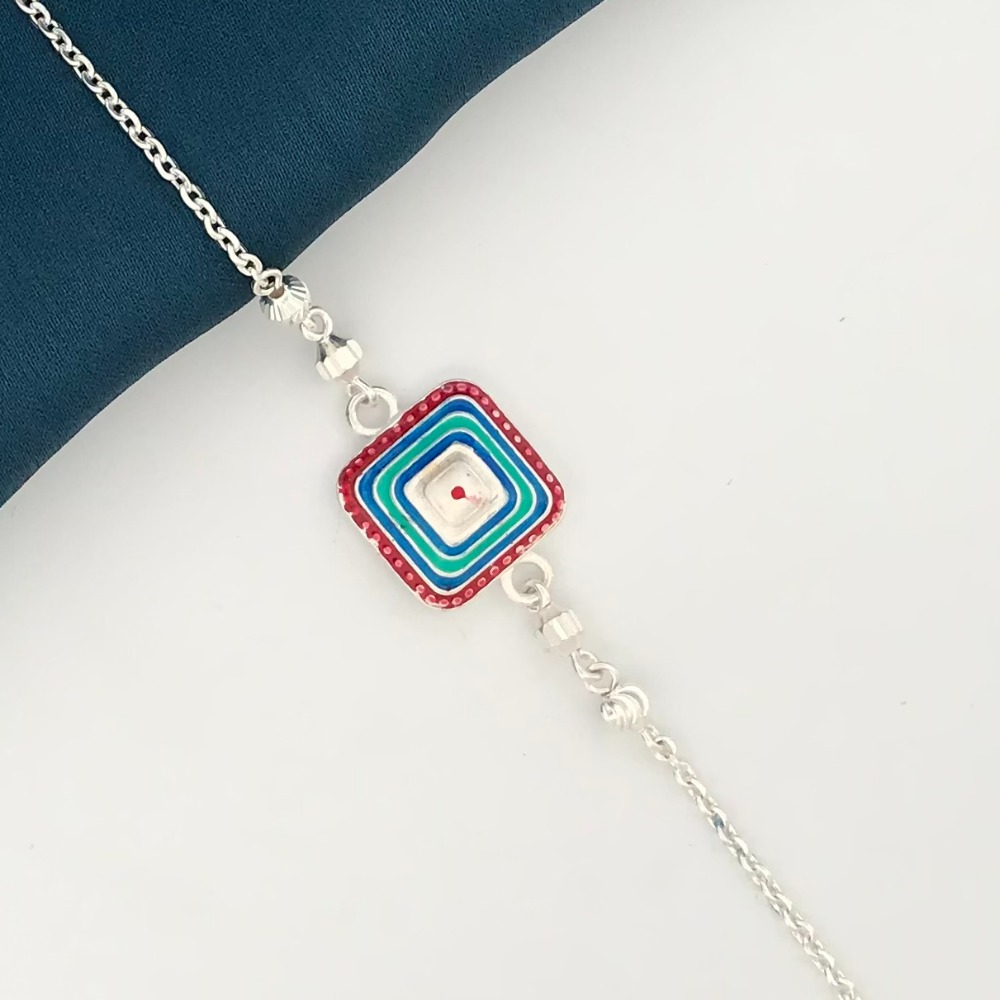925 silver design rakhi - Image 2