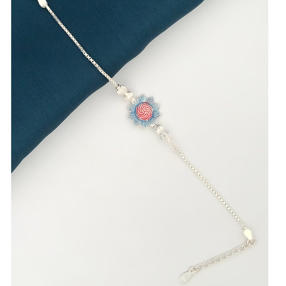 925 silver design rakhi