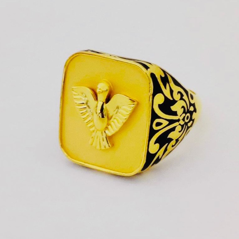 22K Bahubali Gents Rings