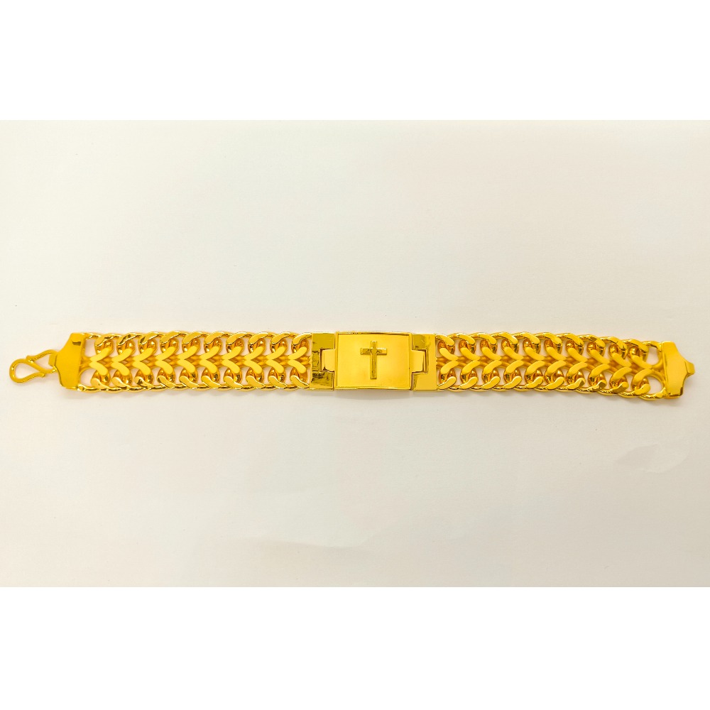 22K Gents Jesus God Bracelet