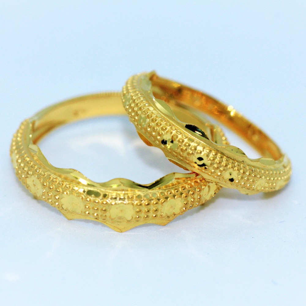 24k gold couple ring