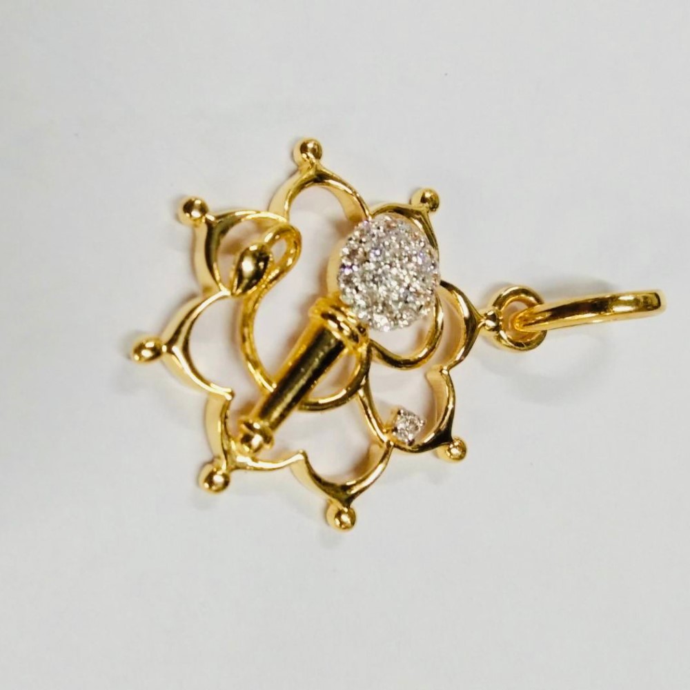 Gold Unique Pendant