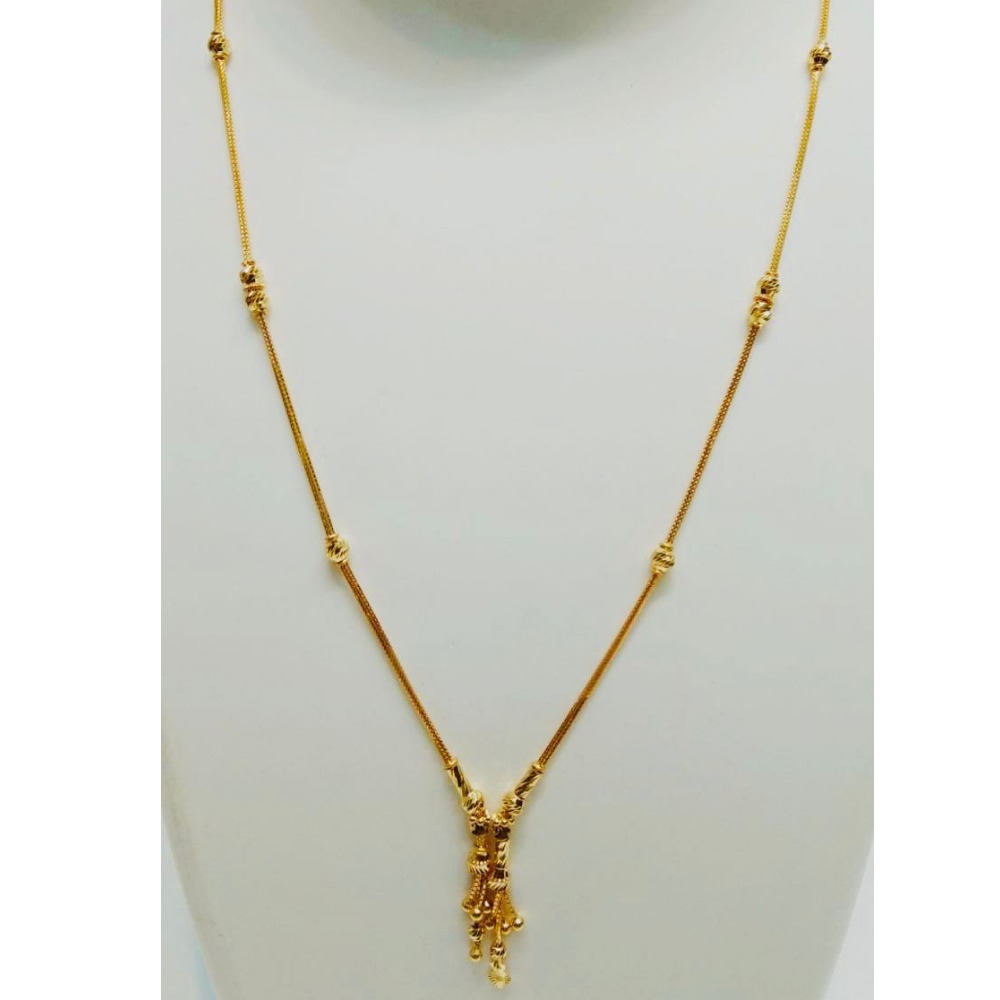 Gold engagement women necklace
