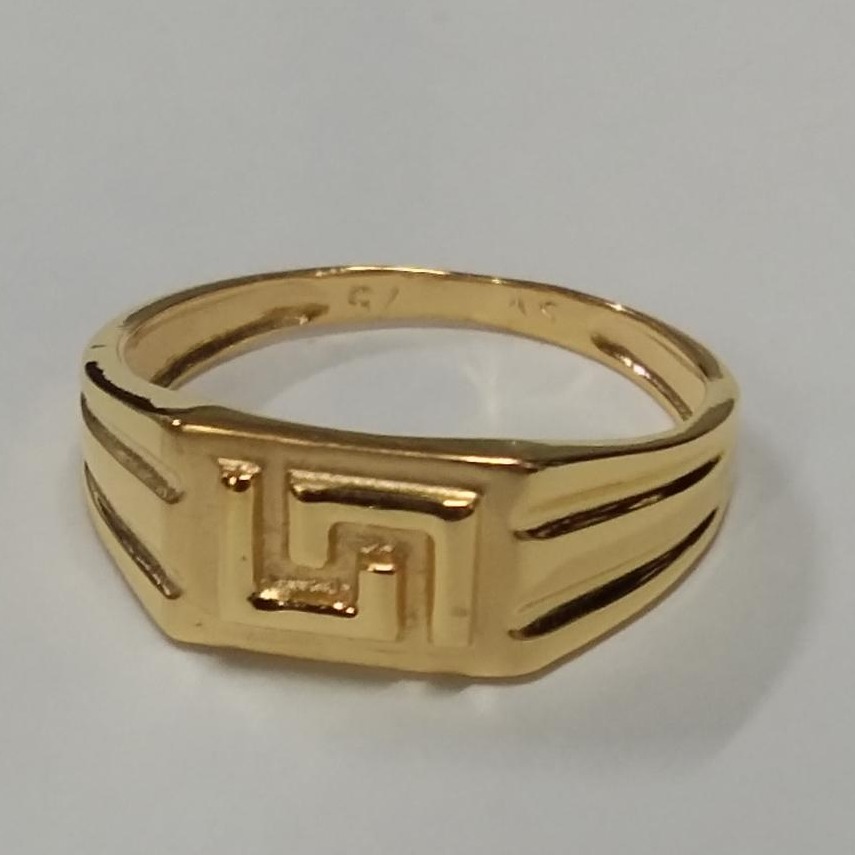 Gold classy gents ring