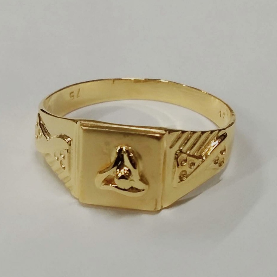 Gold regal gents ring