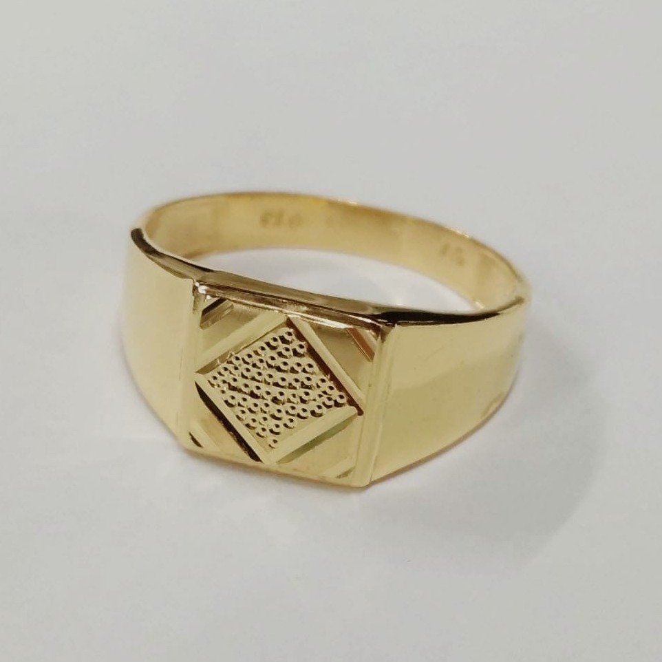 Gold daily wear gents ring